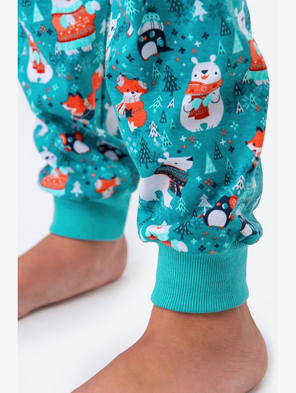 Детская новогодняя пижама Happyfox