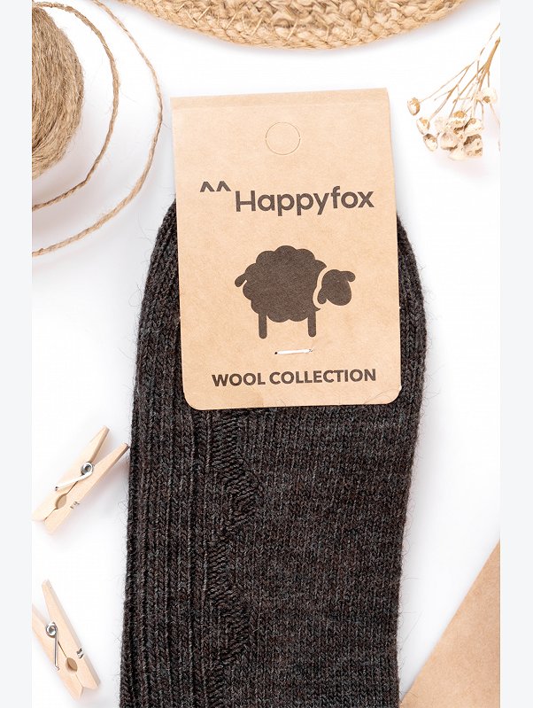 Мужские шерстяные носки Happyfox