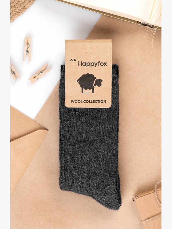 Мужские шерстяные носки Happyfox