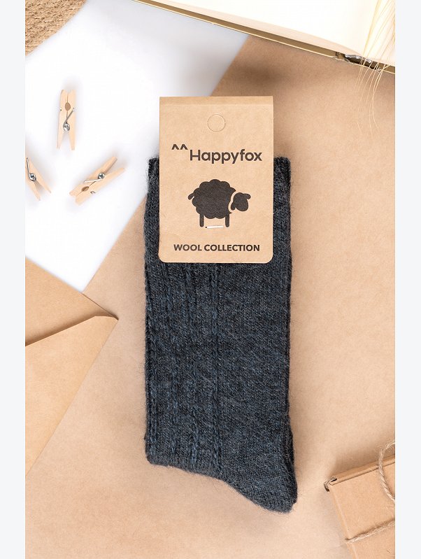 Мужские шерстяные носки Happyfox