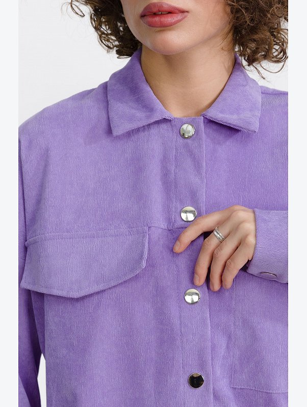 Женская вельветовая рубашка Happyfox