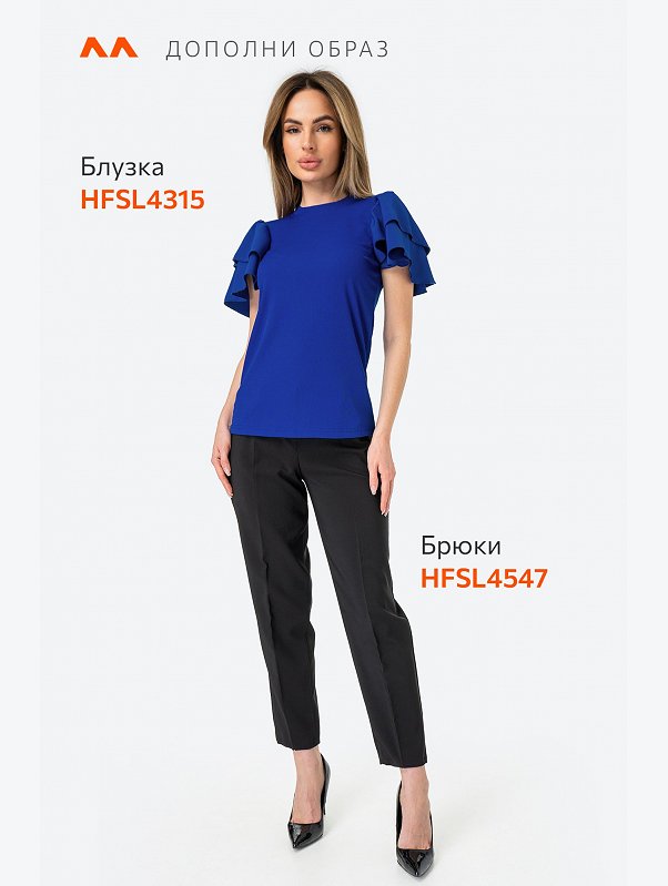 Женская нарядная блузка с коротким рукавом Happyfox