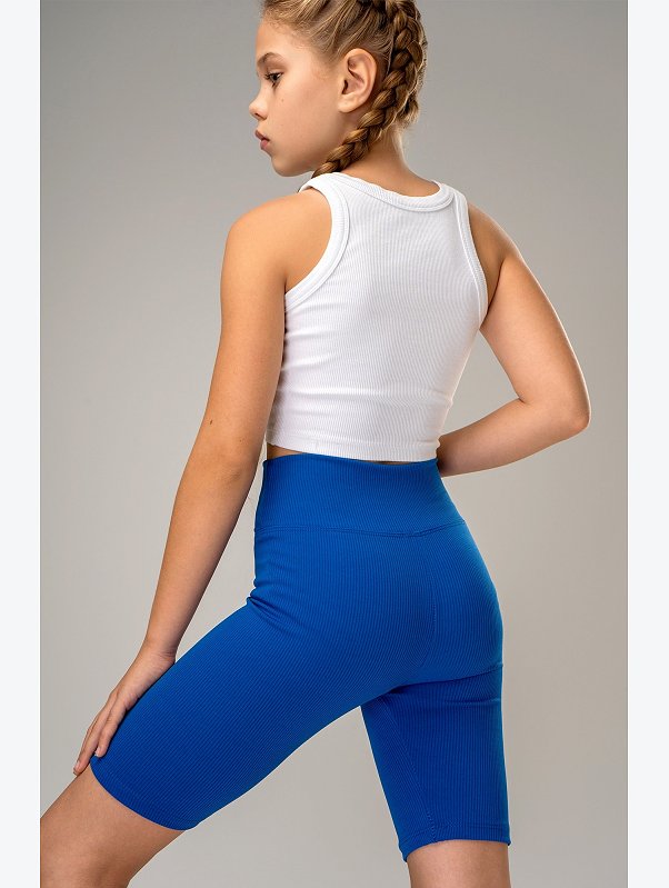 Велосипедки в рубчик для девочки Happyfox