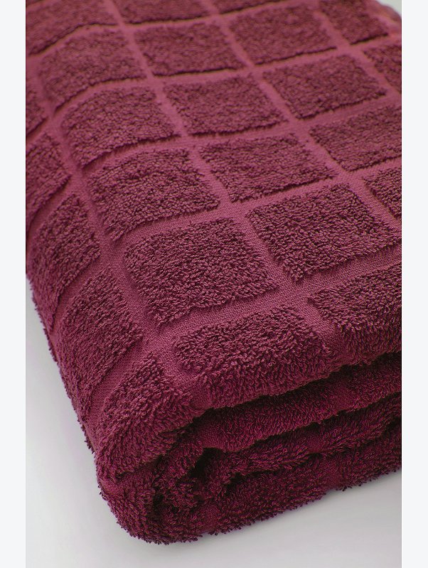 Большое махровое полотенце 100x150 Happy Fox Home