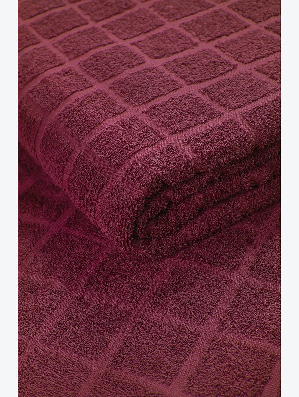 Большое махровое полотенце 100x150 Happy Fox Home