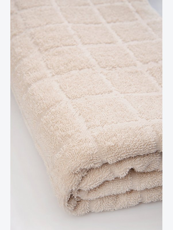 Большое махровое полотенце 100x150 Happy Fox Home