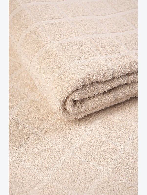 Большое махровое полотенце 100x150 Happy Fox Home