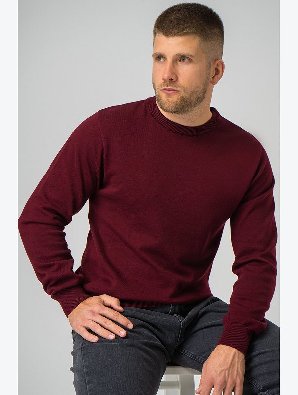 Мужской джемпер с круглым вырезом Happyfox