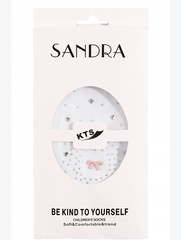 Колготки для девочки из микрофибры со стразами Sandra