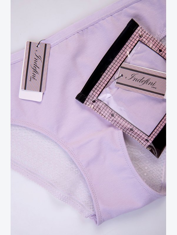 Женские кружевные трусы-слипы с добавлением эластана Indefini