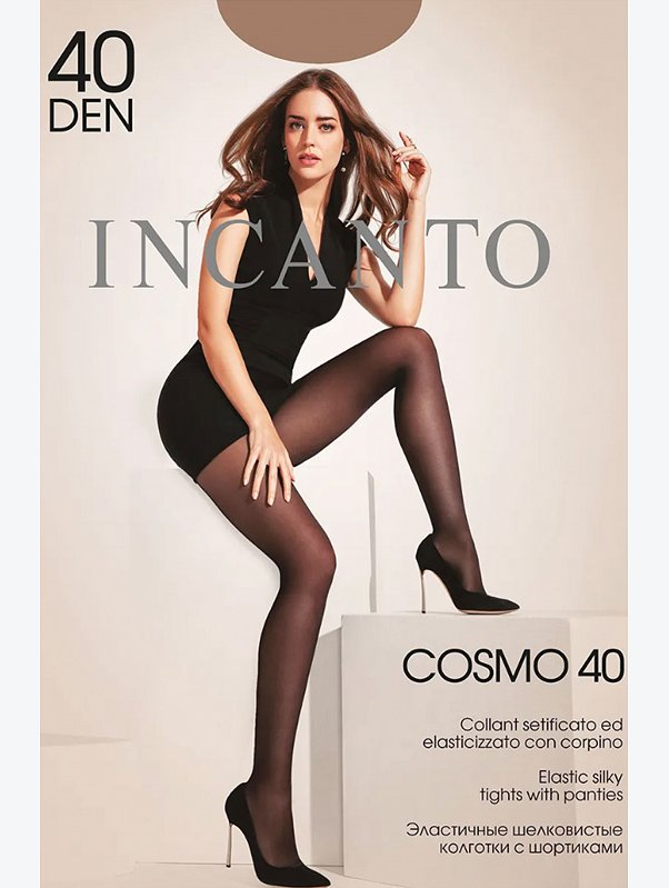 Женские эластичные шелковистые колготки 40 ден Incanto