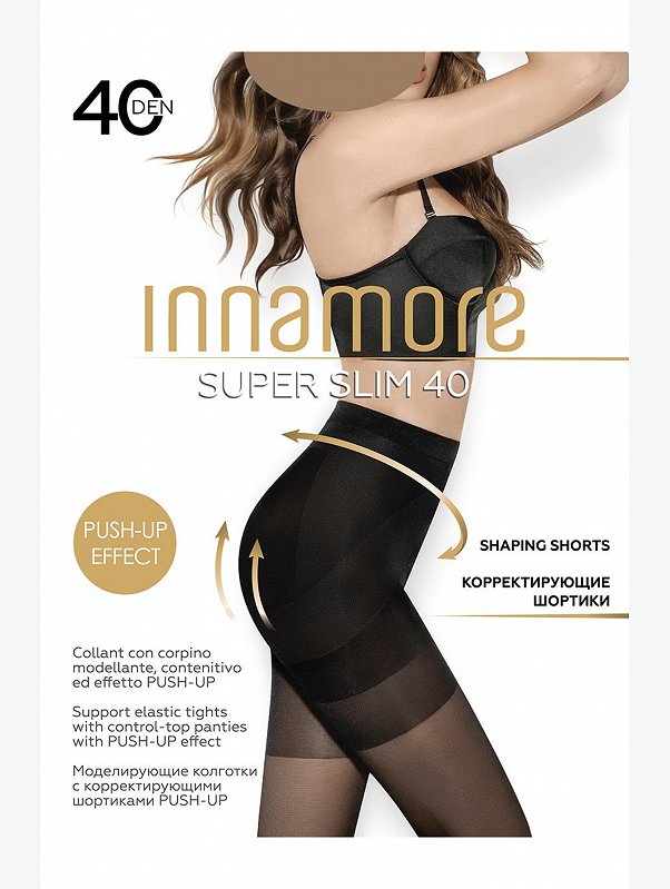 Женские колготки с push-up поддержкой 40 ден Innamore