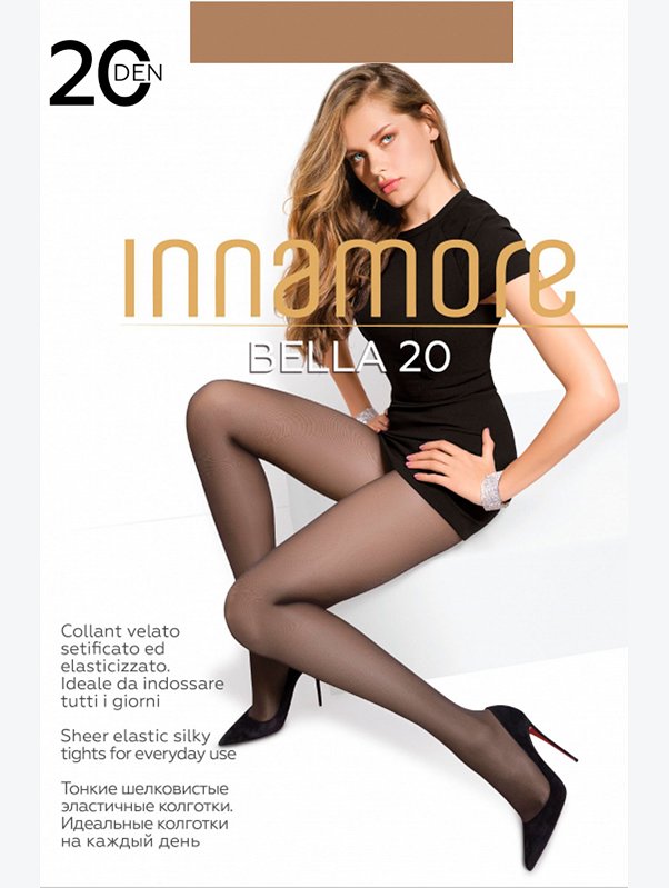 Женские тонкие шелковистые колготки 20 ден Innamore