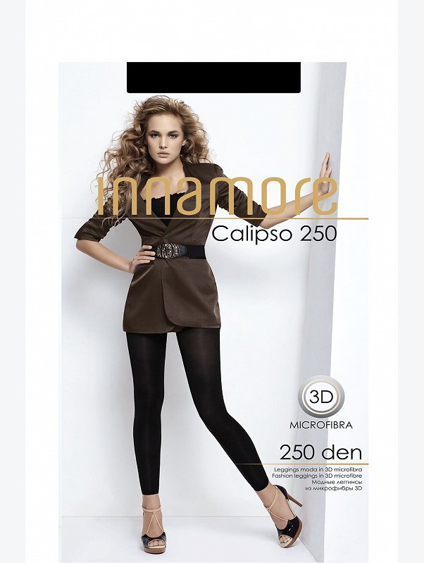 Женские плотные легинсы из микрофибры 250 ден Innamore