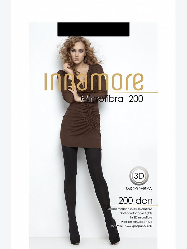 Женские мягкие комфортные колготки из микрофибры 200 Innamore
