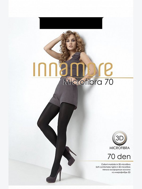 Женские мягкие комфортные колготки из микрофибры 70 ден Innamore