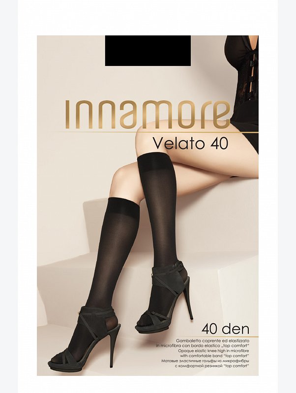 Матовые эластичные гольфы из микрофибры 40 Innamore