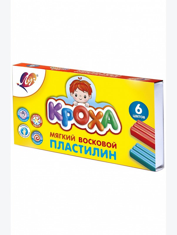 Пластилин 6 цв. Луч