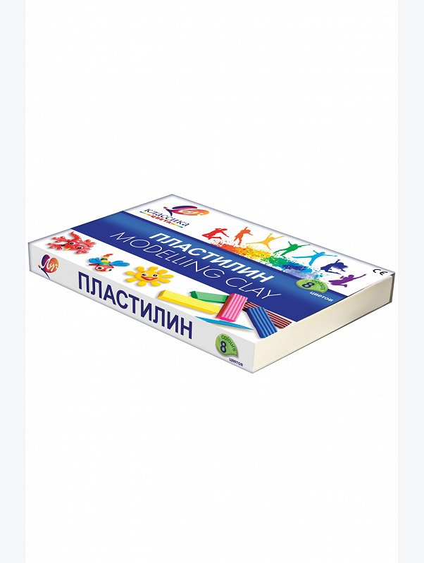 Пластилин 8 цв. Луч
