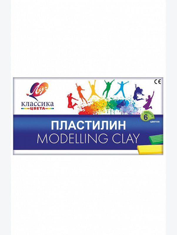 Пластилин 6 цв. Луч