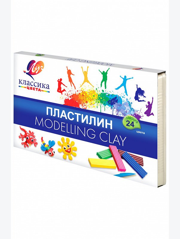 Пластилин 24 цв. Луч
