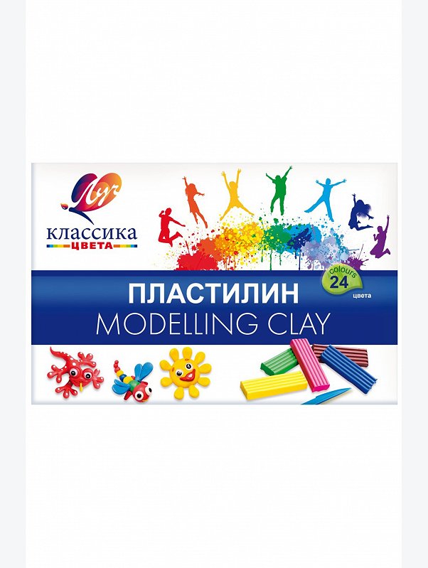 Пластилин 24 цв. Луч