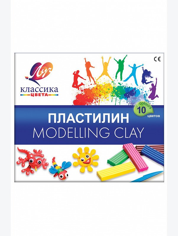 Пластилин 10 цв. Луч