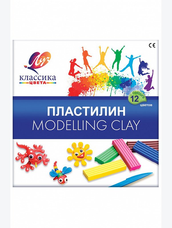 Пластилин 12 цв. Луч