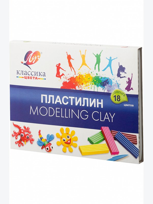 Пластилин 18 цв. Луч