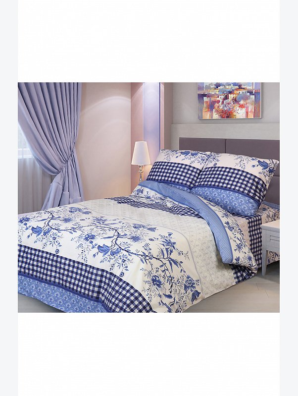 Постельное белье из сатина, 2,0 сп, наволочки 70*70 Адель