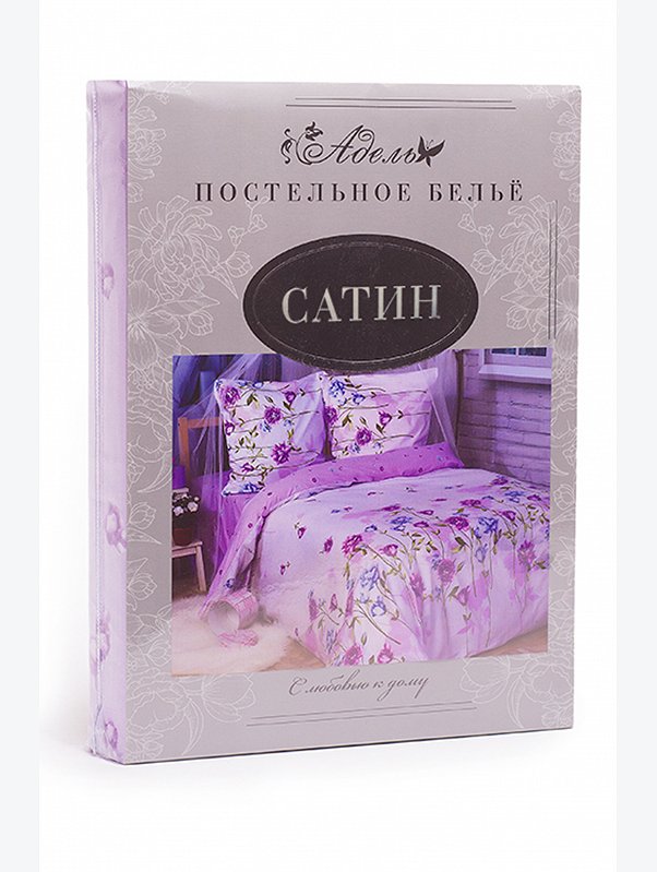 Постельное белье из сатина, 2,0 сп, наволочки 70*70 Адель
