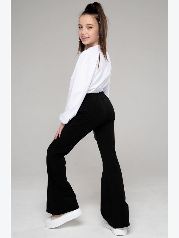 Брюки для девочки из футера Looklie