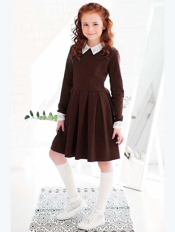 Платье для девочки из футера Looklie