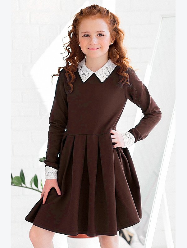 Платье для девочки из футера Looklie