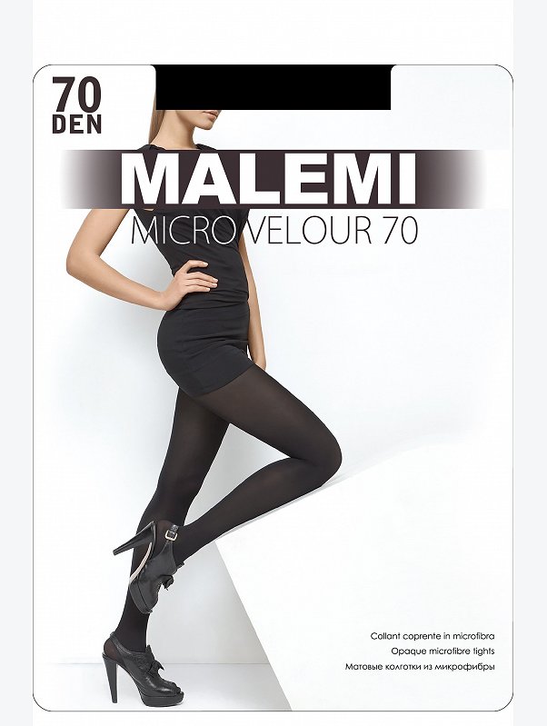 Женские колготки из микрофибры 70 ден Malemi