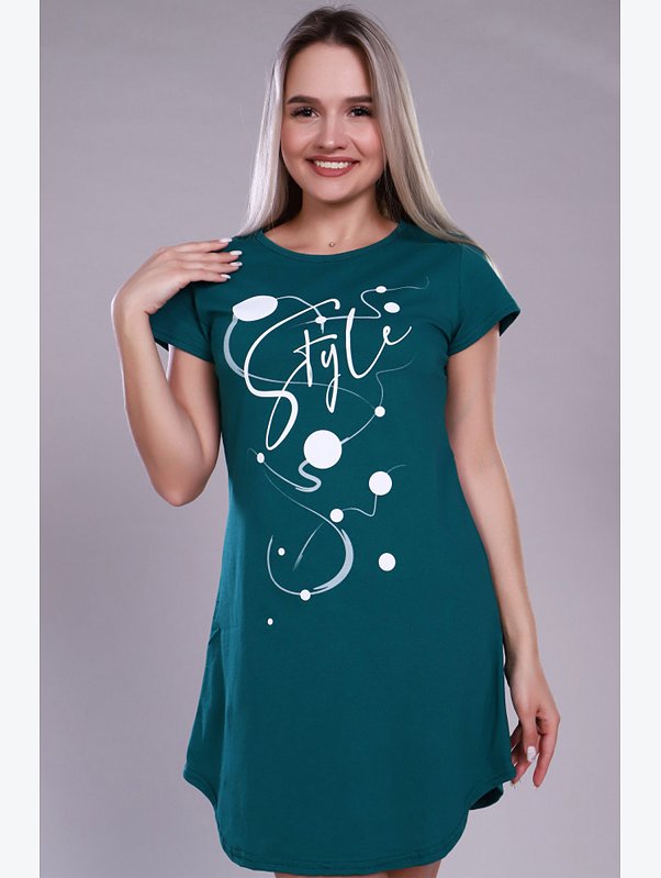 Женская туника из хлопка Модный Дом