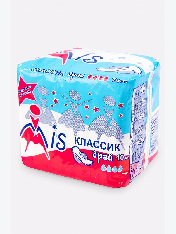 Прокладки гигиенические Классик Драй 10 шт. MIS