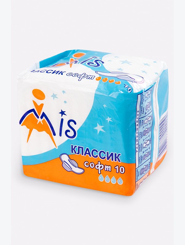 Прокладки гигиенические Классик Софт 10 шт. MIS