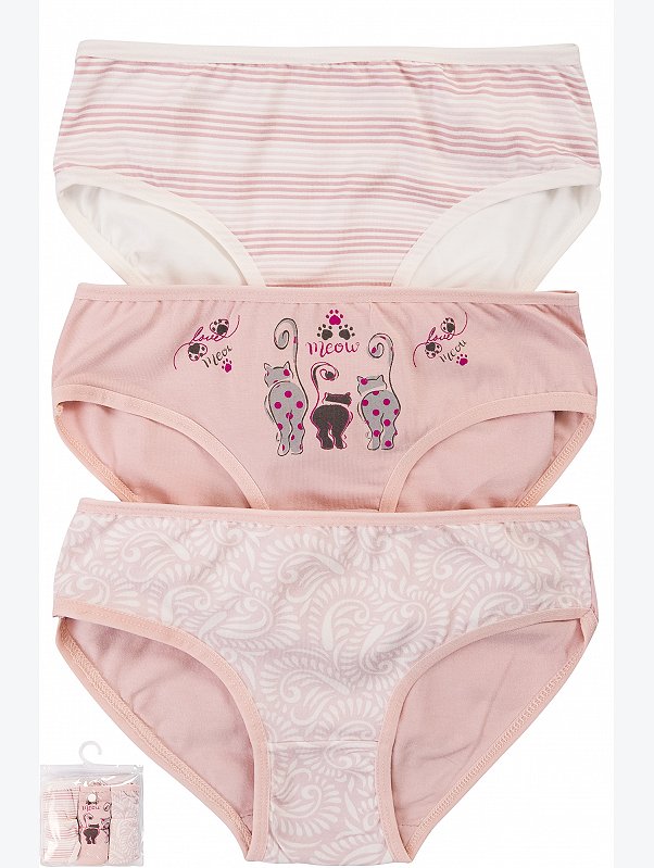 Трусы для девочки 3шт. Nicoletta