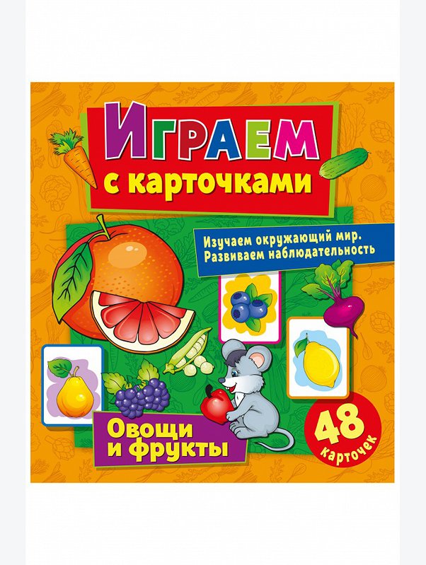 Развивающая книга с карточками 12 стр. ND Play