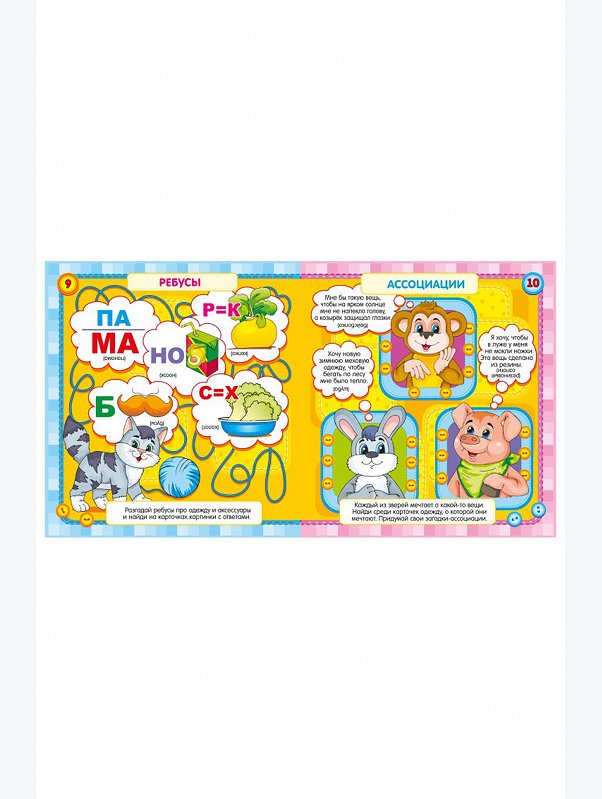 Развивающая книга с карточками 12 стр. ND Play
