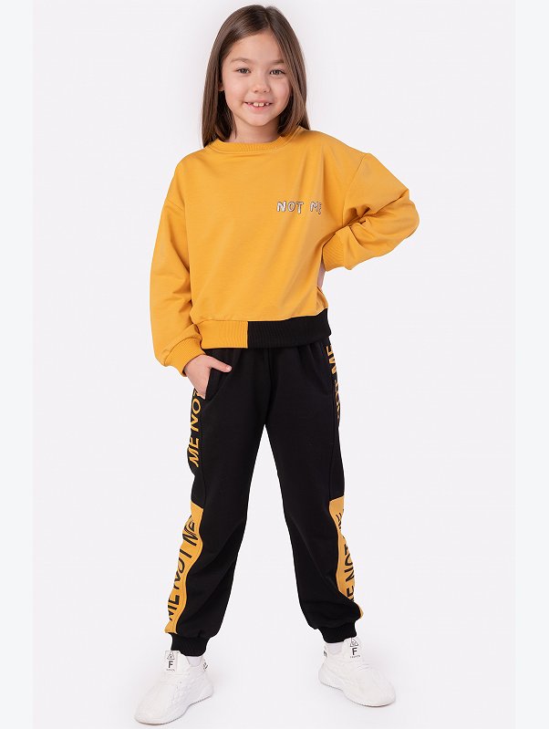 Костюм для девочки из футера двухнитки Bonito