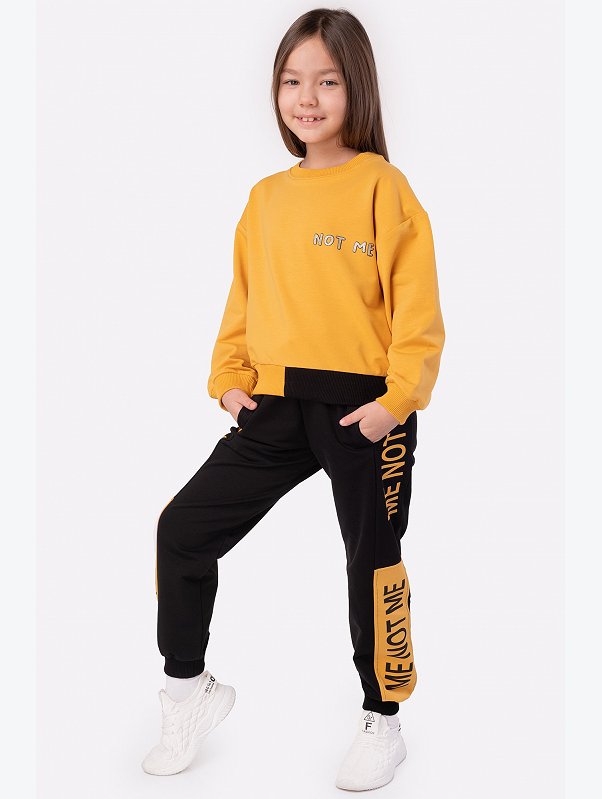 Костюм для девочки из футера двухнитки Bonito