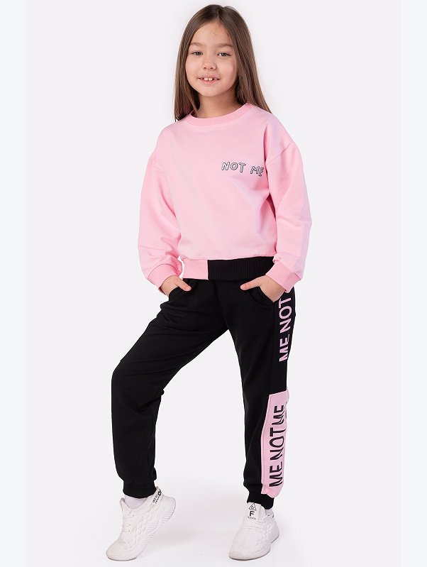 Костюм для девочки из футера двухнитки Bonito