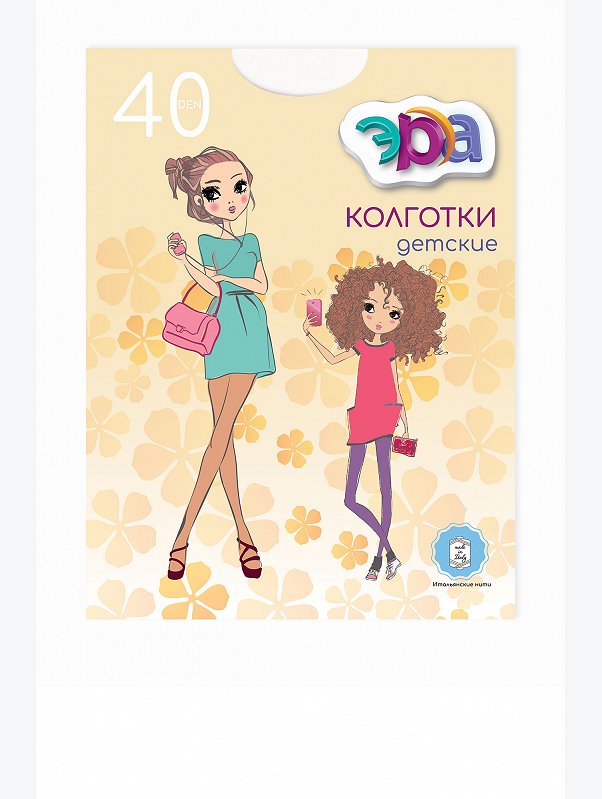 Капроновые колготки для девочки 40 Den Эра