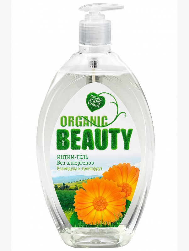 Интим-гель Календула и Грейпфрут 500 мл Organic Beauty