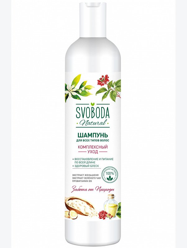 Шампунь для всех типов волос Svoboda Natural 430 мл Свобода