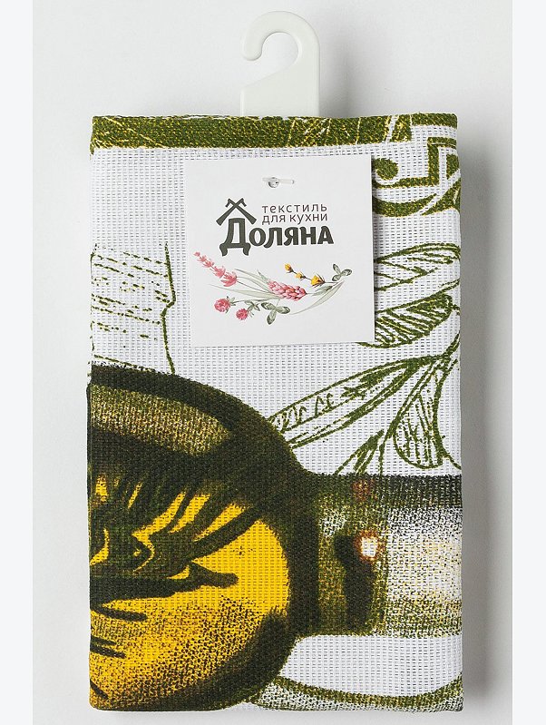 Полотенце из рогожки 35x60 см Доляна