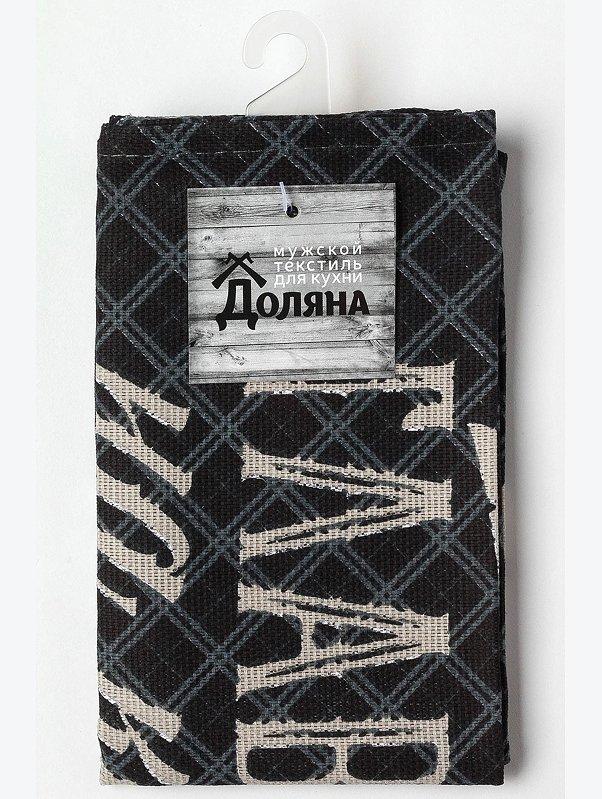Полотенце из рогожки Доляна