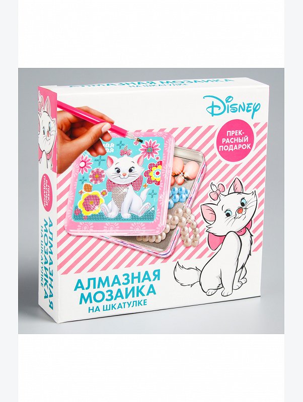 Алмазная мозаика на шкатулке Disney